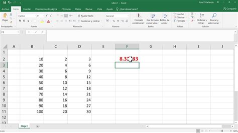 Multiplicar Dividir Sumar Y Restar En Excel YouTube