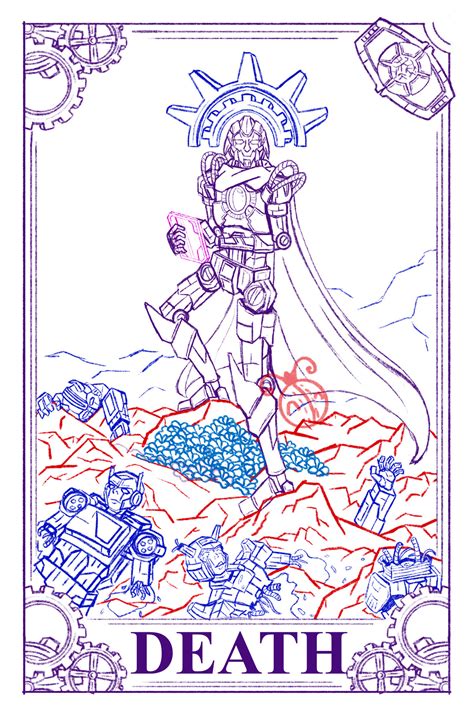 Transformers Tarot Card Necrobot By Sailorchibix On Deviantart