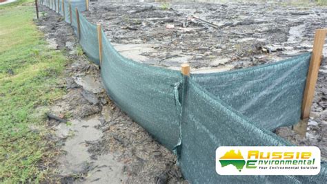 Silt Fence Installation Brisbane Queensland Aussie Environmental