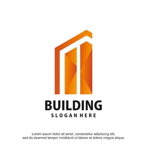 Premium Vector Building Tower Logo Design Template