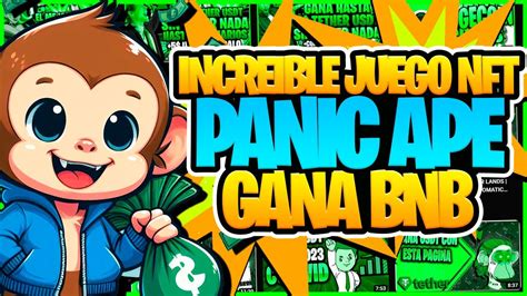 🔥 El Mejor Juego Nft Para Ganar Bnb En Segundos Panic Ape Gana Bnb En