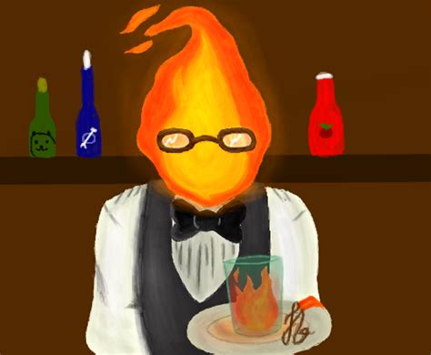 Grillby Desenho De Joaoban15 Gartic