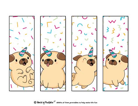 Cute Bookmarks | 80 Cute Printable Bookmarks - World of Printables