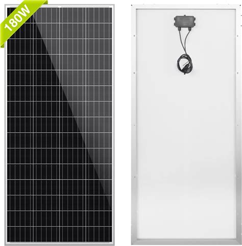 Newpowa W Watt Solar Panel V Monocrystalline High Efficiency Pv