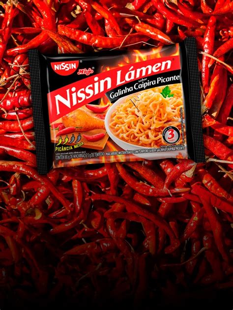 Nissin Foods Lan A L Men Galinha Caipira Picante Gkpb Geek Publicit Rio