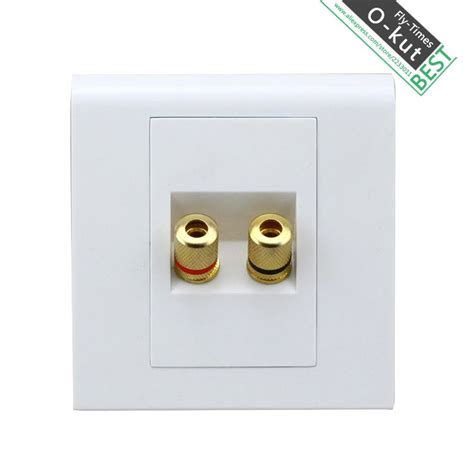 Okut Wall Socket Audio A Speaker Socket Amplifier Wall Plug Banana Head