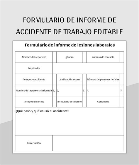 Plantilla De Formato Excel Informe Diario De Trabajo Y Hoja De C Lculo