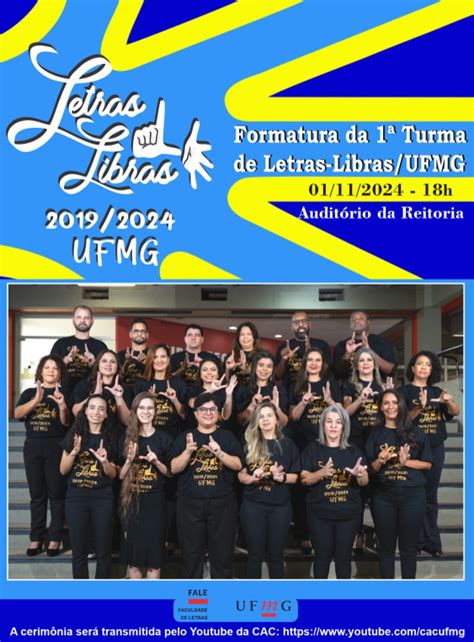 Faculdade De Letras Da Ufmg - Faculdade de Letras da UFMG - Cerimônia de formatura da 1ª turma de ...