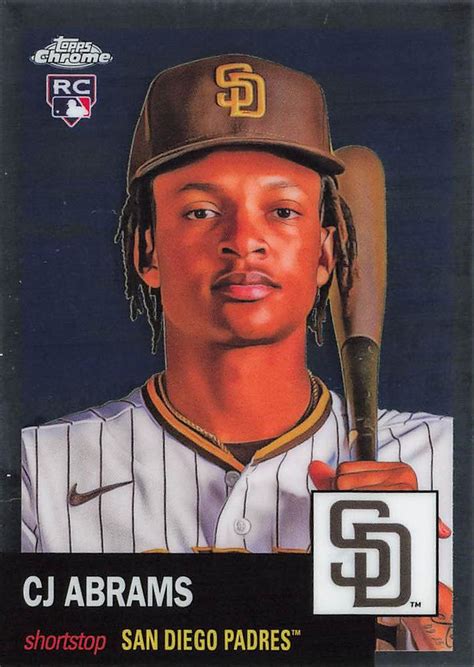 2022 Topps Chrome Platinum Anniversary 257 CJ Abrams Trading Card