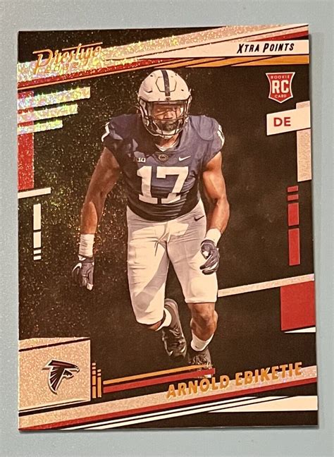 2022 Panini Prestige Arnold Ebiketie Xtra Points Galaxy Rc 362 Falcons