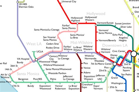 The Most Optimistic Possible La Metro Rail Map Of 2040 Curbed La