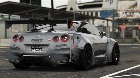 Nissan Gt R Liberty Walk Wallpaper 4k