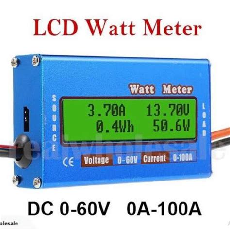 Jual Watt Volt Meter Wattmeter V A Digital Voltmeter Ammeter Dc