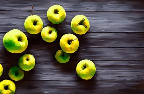 Apple On Table Art Print Free Stock Photo - Public Domain Pictures