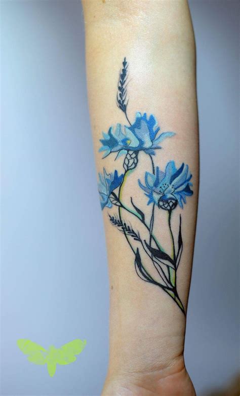 Centaurea Cyanus Tattoo