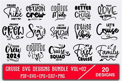 Cruise Svg Designs Bundle Vol02 Bundle · Creative Fabrica