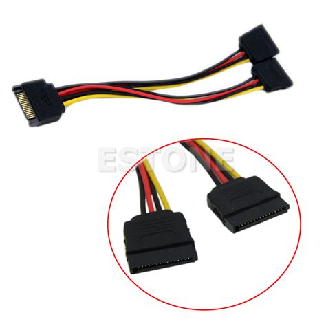 Кабель питания SSD Шнур жесткого диска жесткого диска SATA 15 ...