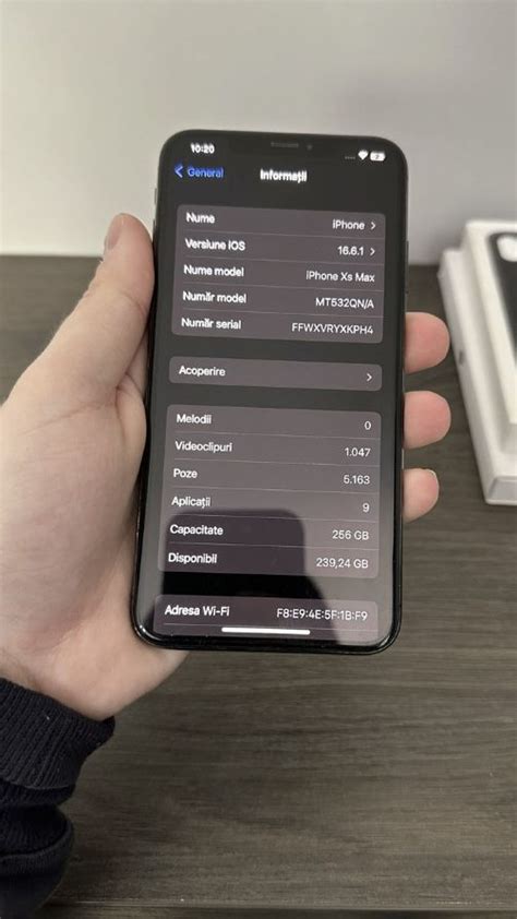 Iphone Xsspace Gray256gbneverlockedfull Box Targu Jiu • Olxro