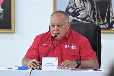 Cabello el PSUV apoya el diálogo con quien sea y cuando sea Últimas