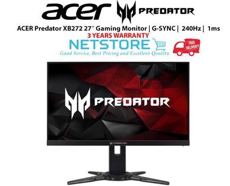 選択した画像 Acer Predator 27 Inch 240hz 929707 Acer Predator Xb273u Gx 27