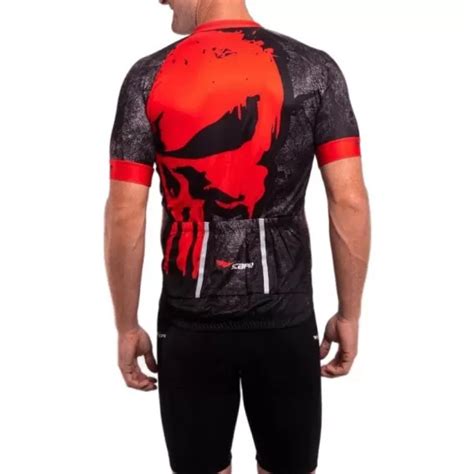 Camisa Ciclismo Manga Curta Scape Justiceiro 2 0 Masculina Top Radical