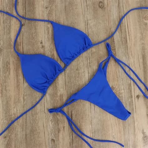 Bikini Sencillo Azul Modo Verano KARUKA El Yerro Menú