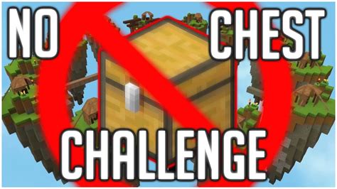 Year Old Does The No Chest Challenge Skywars Youtube