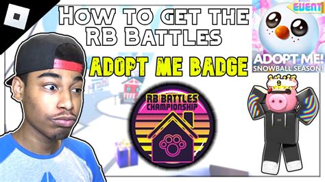 How To Get Adopt Me Badge Rb Battles Roblox Youtube