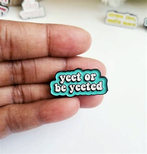 Yeet Or Be Yeeted Enamel Pin Cash Money Enamel Pin Etsy Canada