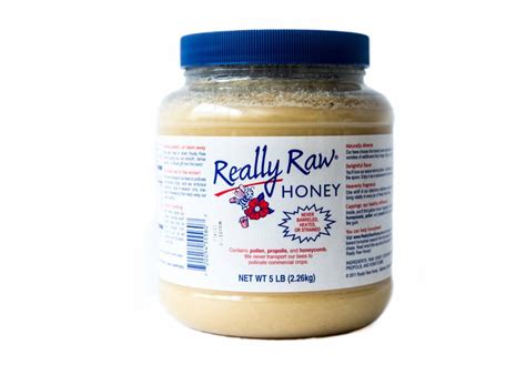 5 lb. Case RRH - Really Raw Honey - "Straight from the hive"