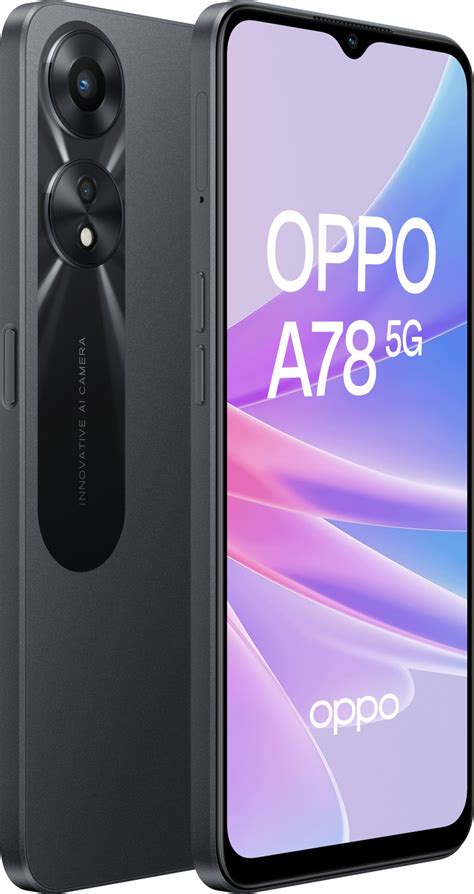 OPPO A78 5G 128GB 4GB RAM Glowing Black At Mighty Ape NZ