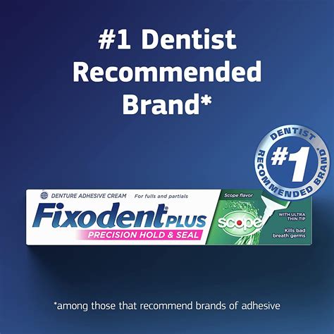 Fixodent Control Denture Adhesive Cream Plus Scope Flavor 12 Oz 2 Oz X