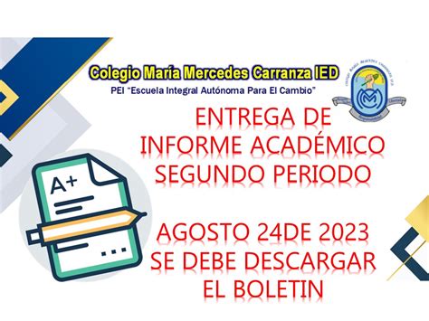 Reuni N Informe Acad Mico Segundo Periodo Escolar Portal Red