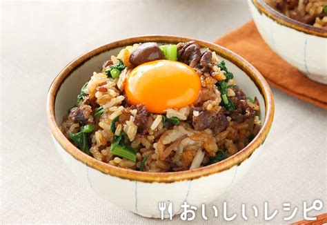 牛肉ときのこのすき焼き風炊き込みごはんのレシピ エバラ食品