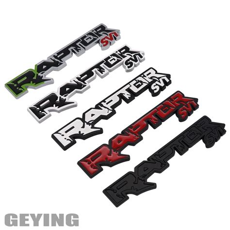 Mobil Styling 3D Huruf Raptorsvt Raptor SVT Logo Decal 50 OFF