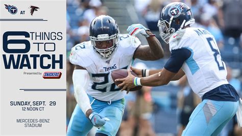 Six Things to Watch in Titans vs. Falcons on Sunday