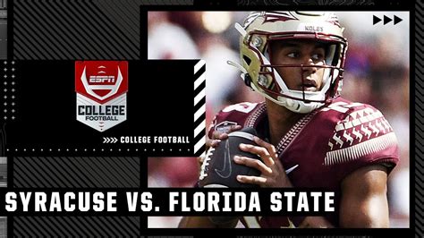 Syracuse Orange At Florida State Seminoles Full Game Highlights Youtube