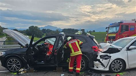 Sulzberg A980 Trotz Vollbremsung Auffahrunfall Auf Der A 980 Mit