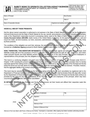 Fillable Online Printing R Forms Surety Bond Fax Email