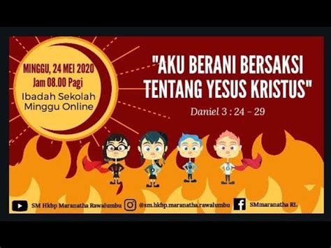 Ibadah Sekolah Minggu Hkbp Maranatha Rawalumbu Minggu Mei