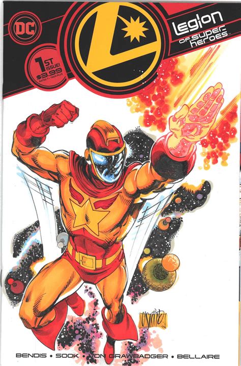 Wildfire (Drake Burroughs) from the Legion of Super-Heroes sketch cover ...