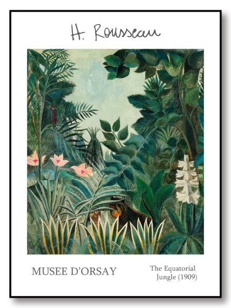 The Equatorial Jungle By Henri Rousseau Sweetco