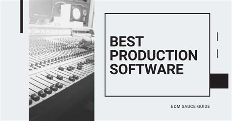 production software programs  musicians