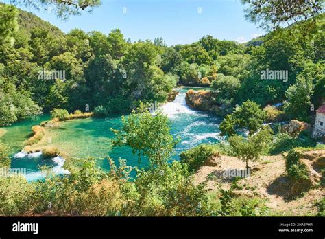 Krka waterfalls Croatia Stock Photo - Alamy