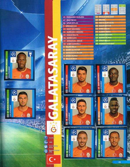 Album Figurine Uefa Champions League Panini Scan