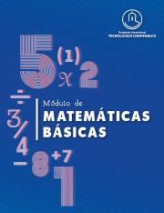 Matematicas Basicas Pdf M Dulo De Matem Ticas B Sicas Fundaci N