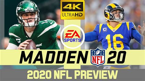 New York Jets Los Angeles Rams Nfl Week Madden Simulation