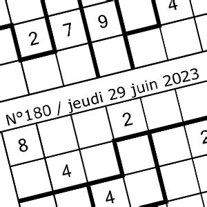 Sudoku irrégulier 2023 1 grille par jour 365 grilles de sudoku 9x9