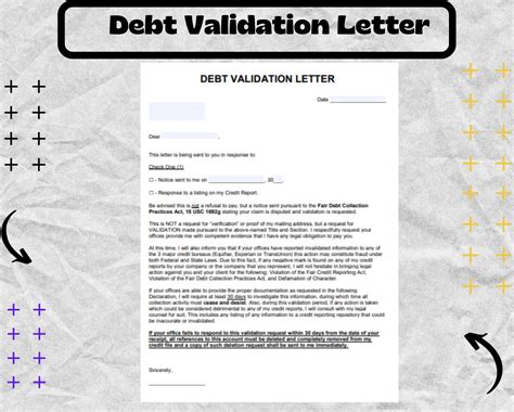 Debt Validation Letter Debt Validation Letter Forms Debt Validation