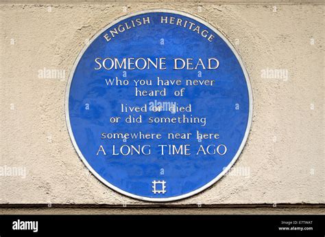 Blue Plaque Heritage Hi Res Stock Photography And Images Alamy